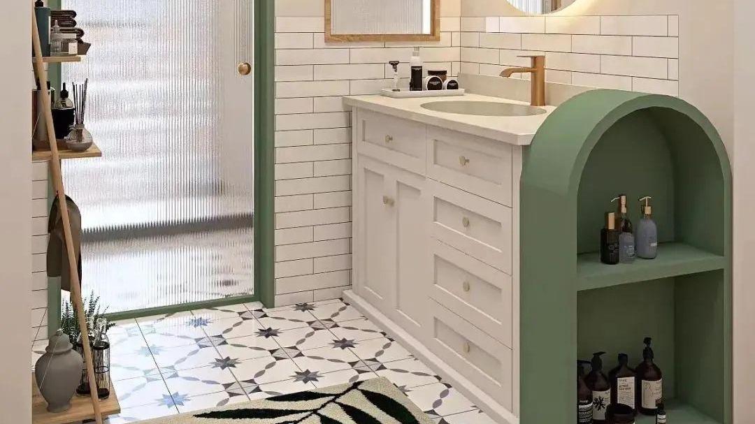 老公坚持卫生间不要洗手台，完工后，不看好的亲戚都前来参观