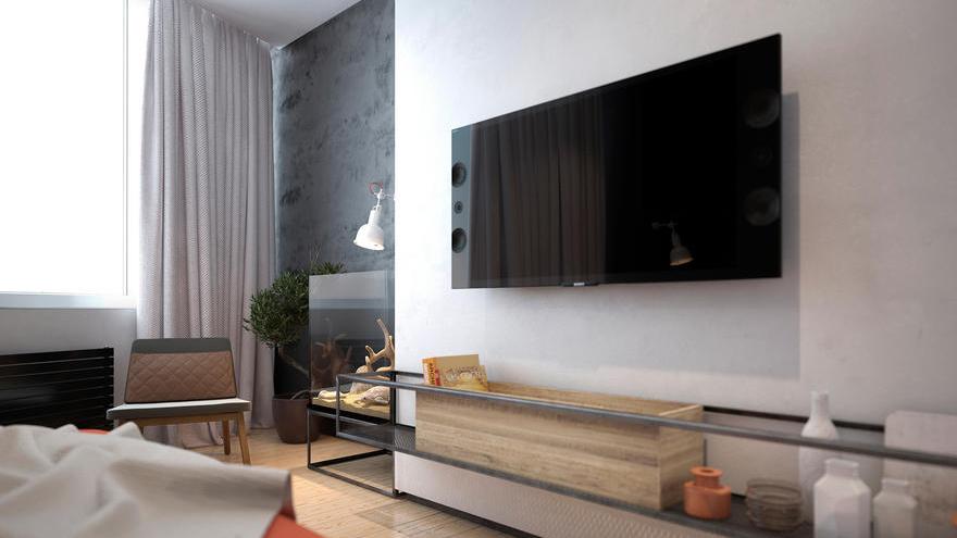 极简设计风格的二居室，风格酷似LOFT的小户型，超好看实用