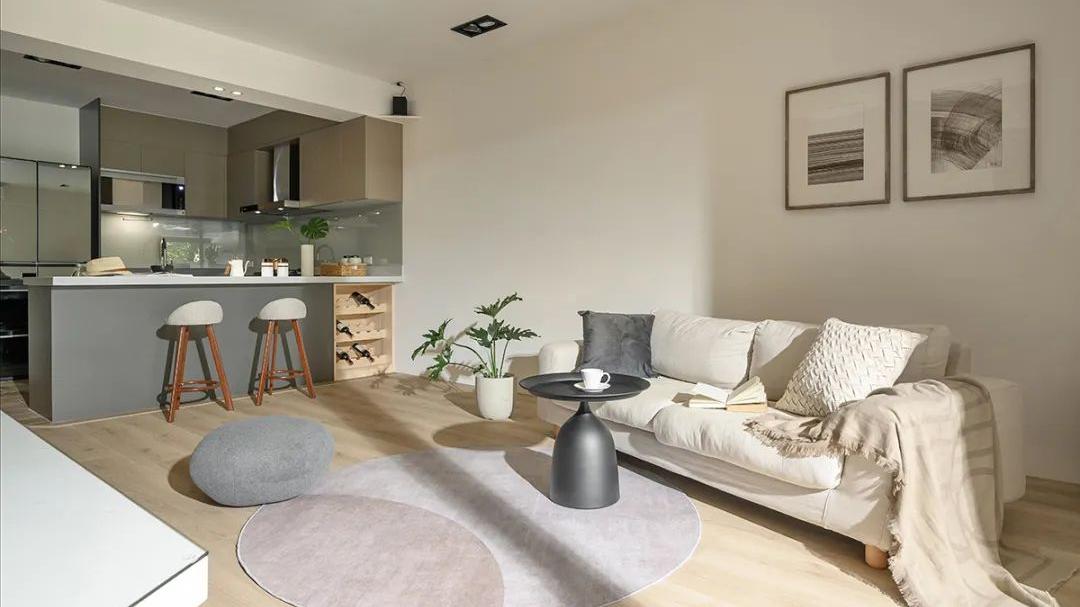 夫妻改造37年老屋，当北欧遇上简约，让83㎡居家清新治愈