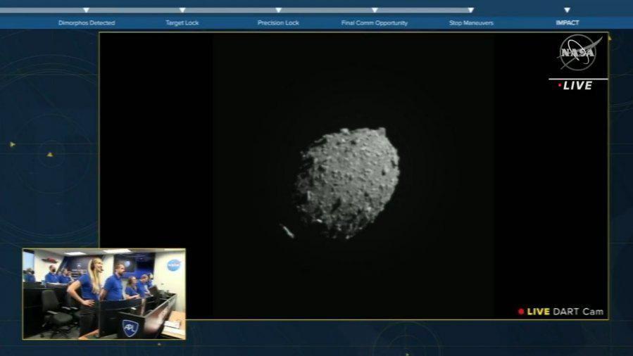 NASA飞船成功撞击小行星 改变其轨道救地球