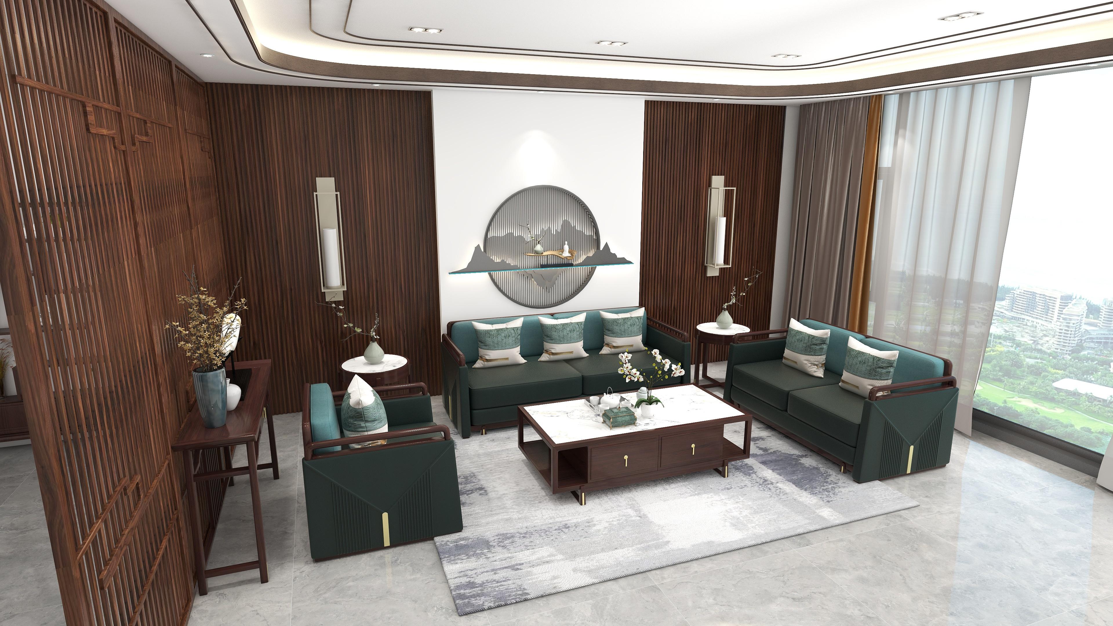 儒雅含蓄的极简新中式风格，让空间充满艺术气息