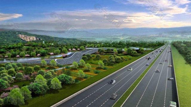 江西境内一条高速在进行改扩建，由四车道扩建为八车道