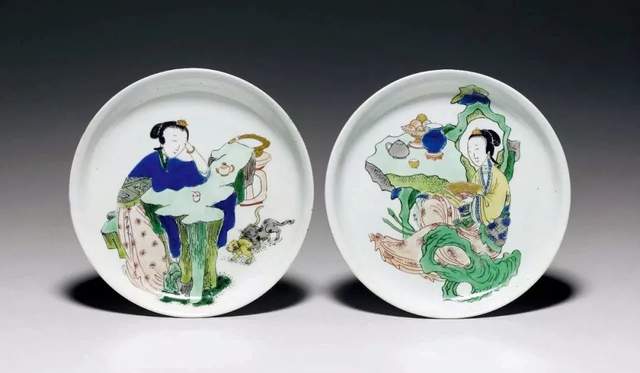 玉雕|康熙瓷器上的仕女图：如花美眷，似水流年