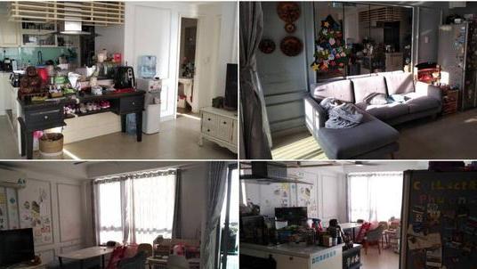 66二手房，为了孩子，直接在客厅搭个“公主房”，粉嫩嫩好浪漫