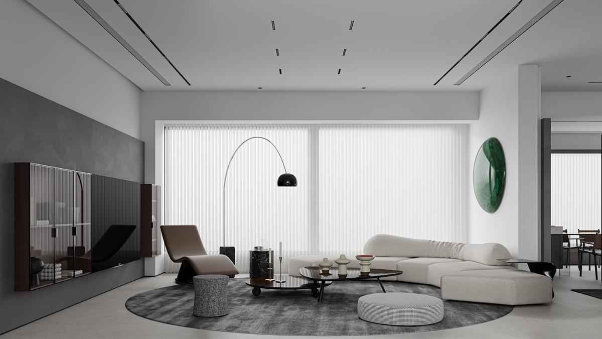 绿色和红色装饰元素融合在一起的现代气息（二）