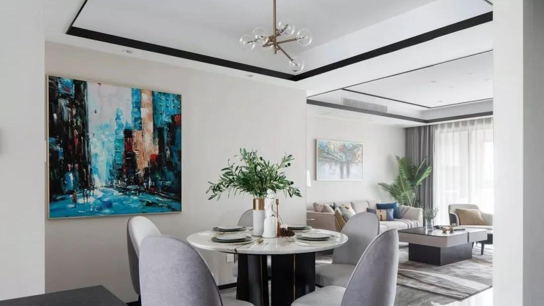 135㎡现代轻奢风婚房，被总说是效果图，其实你家也可以这样