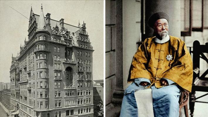 曹魏 1896年，1.83米的李鸿章身穿黄马褂惊艳美国街头，归来后一言不发