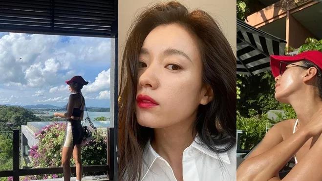 韩孝周|韩国知名女演员韩孝周分享泰国行美照