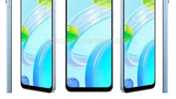 海尔|Realme C30官方渲染图泄露，揭示了独特的后部设计