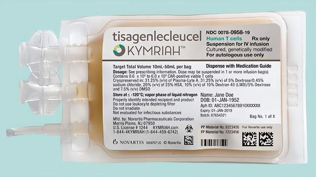 CAR-T细胞疗法Kymriah治疗B细胞急性淋巴细胞白血病的临床数据