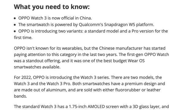 智能手表|外媒赞国产智能手表！OPPO Watch 3成最佳产品之一，双11不到2K