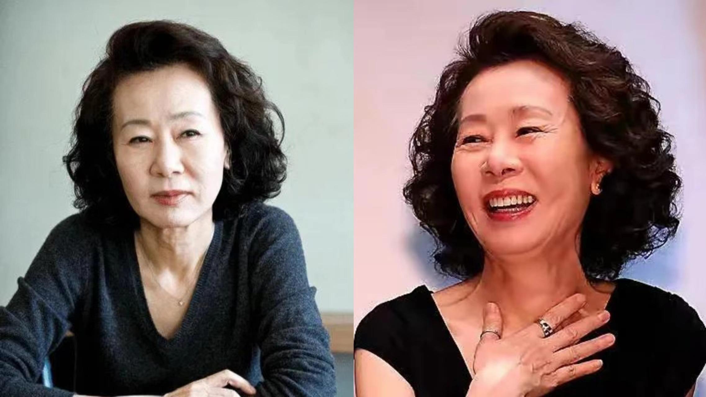 许多 看到75岁尹汝贞才懂：奶奶辈女人烫卷发，也能美得这么优雅洋气