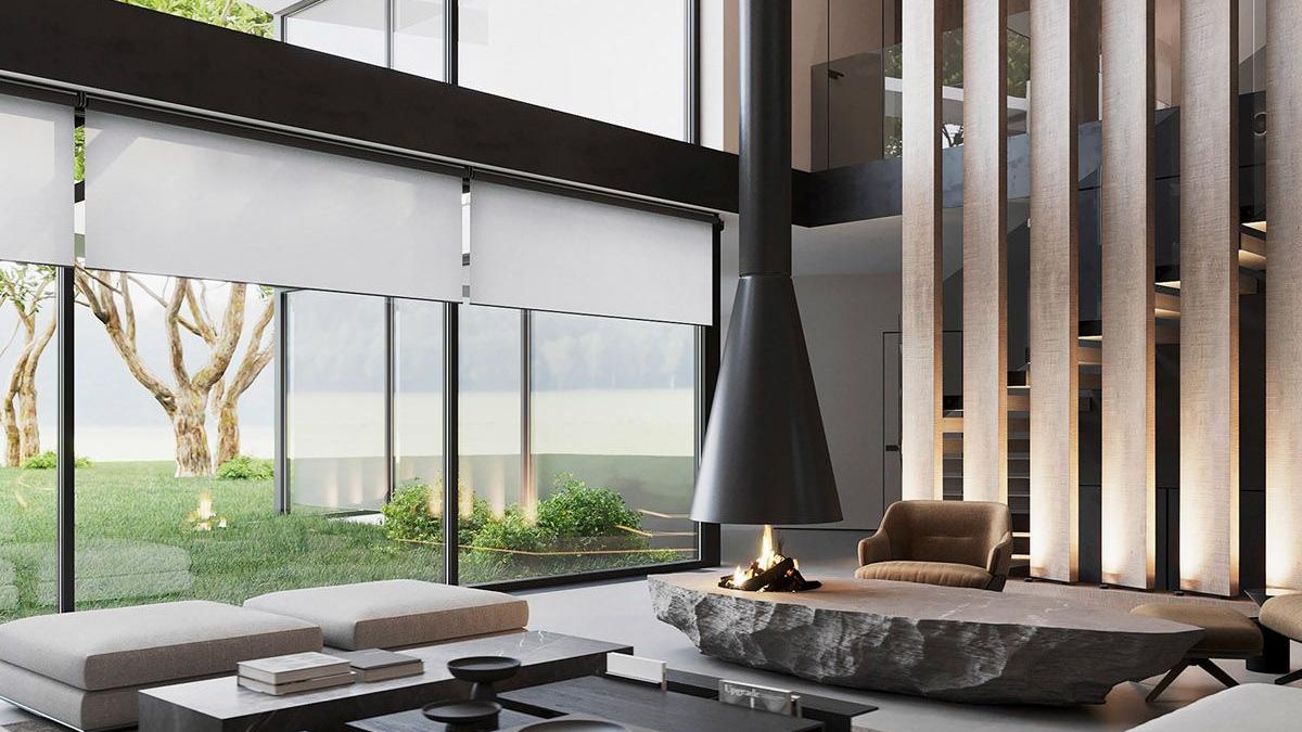 具有清新、现代风格和强烈个性的800平米华丽住宅