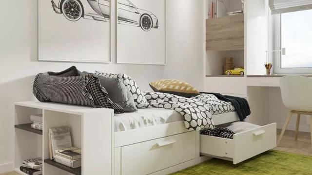 68平方米的两居室，装修效果时尚，简约大气，还带有阳光房