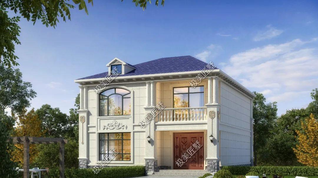 占地10.3X11.5米，实用性二层精美欧式自建房，它来咯