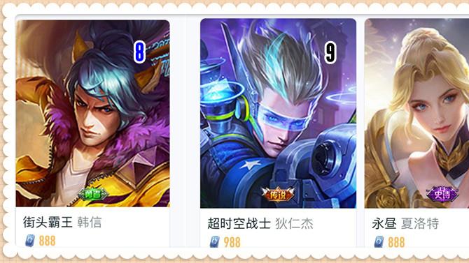 皮肤销量榜9.18更新：庄周新皮销量公布，突破底线后，他排第几呢