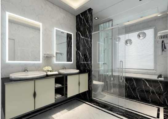 越来越多人喜欢装修一字型淋浴房，一字型淋浴房效果图