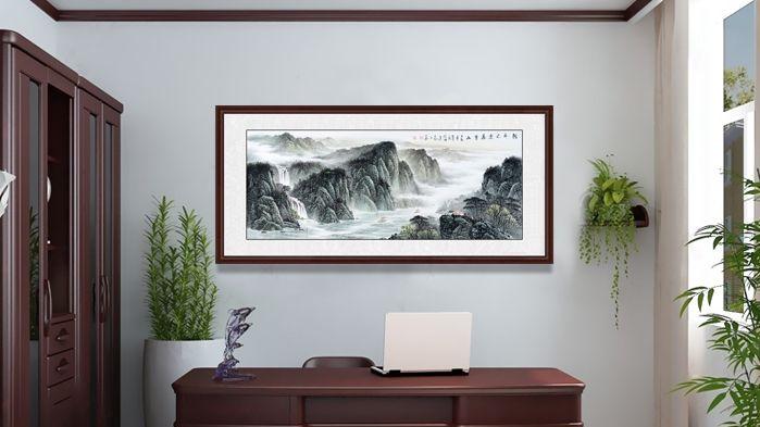 方原|公司挂画 国画山水艺术气息浓重 帮你渲染家居好气氛