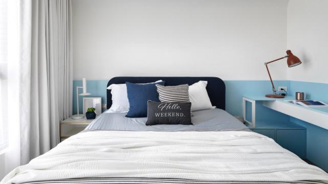 100平北欧风二居室，既有现代简约的清新自然，还舒适方便打理