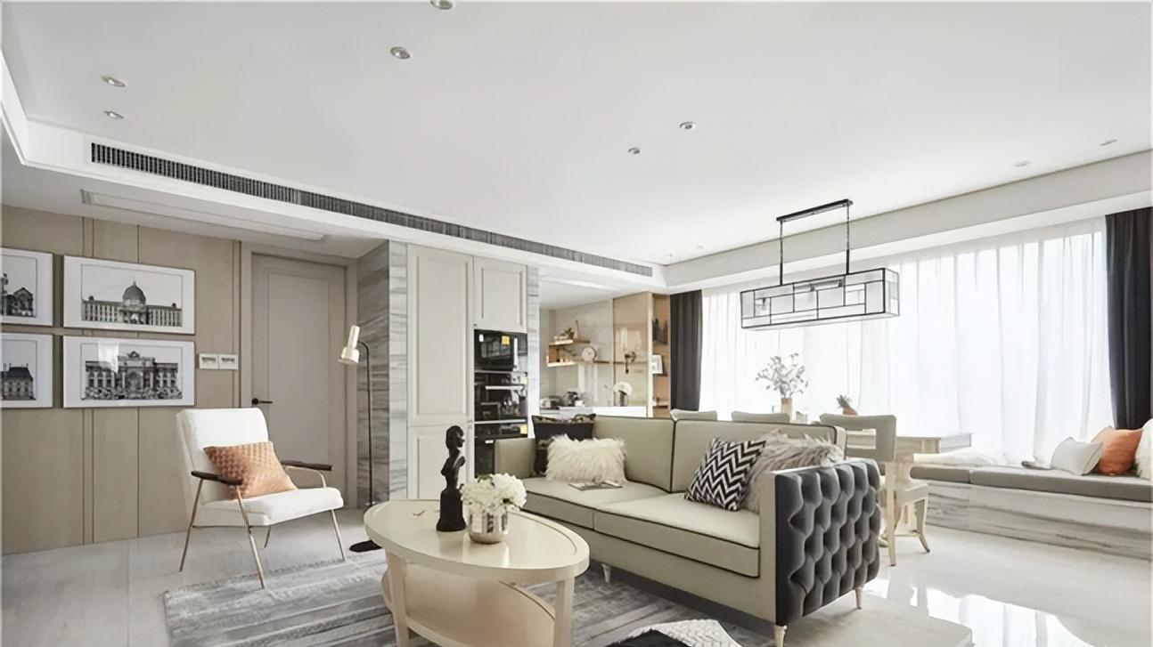 71平现代风二居室不过分张扬，却把雍容华贵之气渗透到每个角落