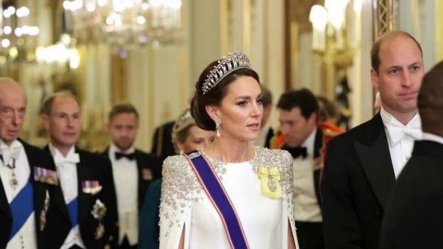 刘诗诗|凯特闪耀亮相接待晚宴！穿刘诗诗旧款礼服霸占头条，抢世界杯热度