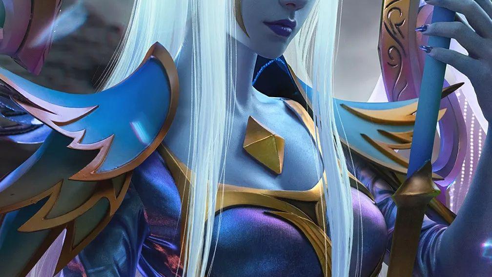 |cos：英雄联盟黎明使者索拉卡cos正片@花小八