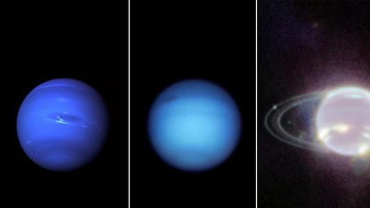 时隔30年，人类再次看到了海王星环结构，韦伯刚拍摄了海王星照片