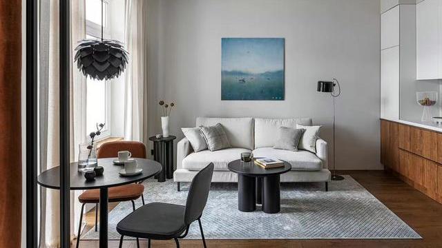 38㎡，芭蕾舞演员的小家，色彩和图案营造诗意的氛围，浪漫极了