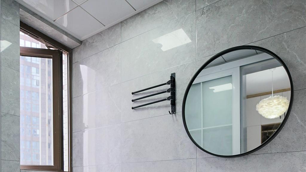 88平现代风三居室，扩大玄关增加入户鞋柜空间，提升入户的大气感