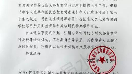 培训机构|最新！春节期间，全国陆续有18地学科类培训机构清零
