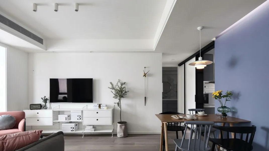 91m2简约温柔风，只用3招，打造出市中心空间感翻倍小三房！