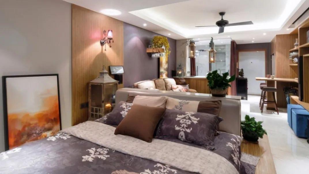 江宁|38平米的小户型，一进门就被迷住了，轻奢舒适又不浪费空间，大爱