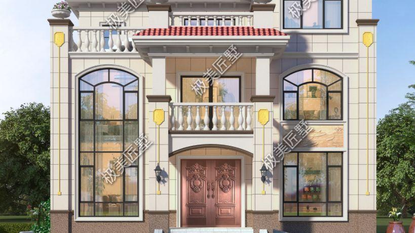 12.5X11米，经典欧式风别墅，建上一栋高端大气