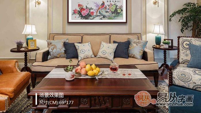 客厅应挂什么画，这样选，演绎居室不同的艺术经典