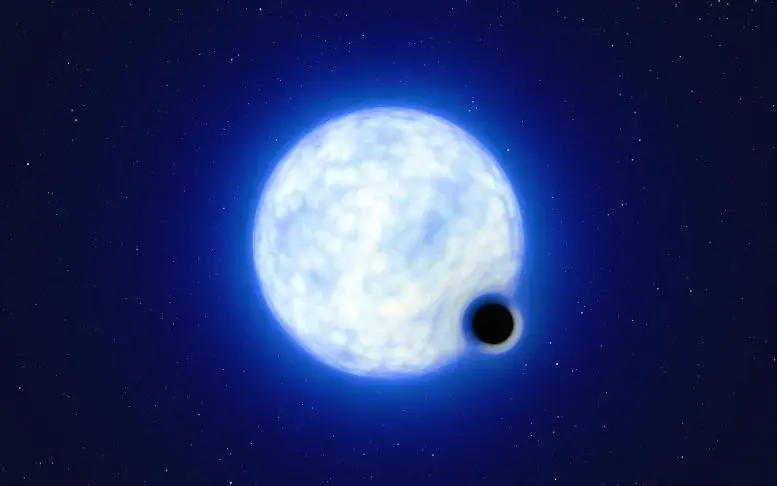 新发现：银河系外观察到的第一个“偷懒”黑洞