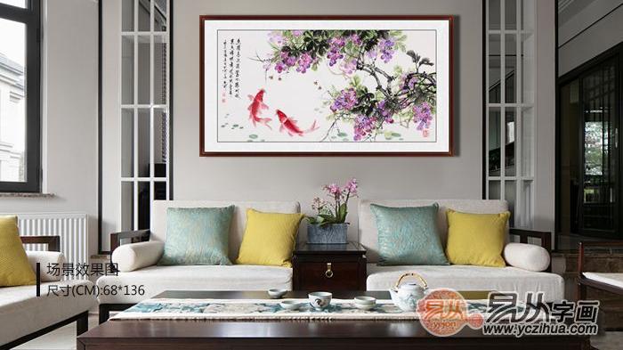 客厅挂什么画吉祥 花鸟画提升家居气色，迎来富贵气息