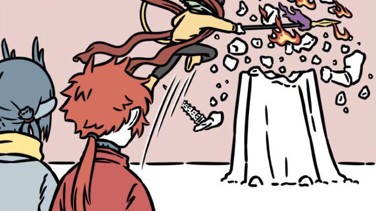 哪吒|非人哉哪吒开学造型很狂野，睡梦也要抢李靖宝塔，作业直接玩完了