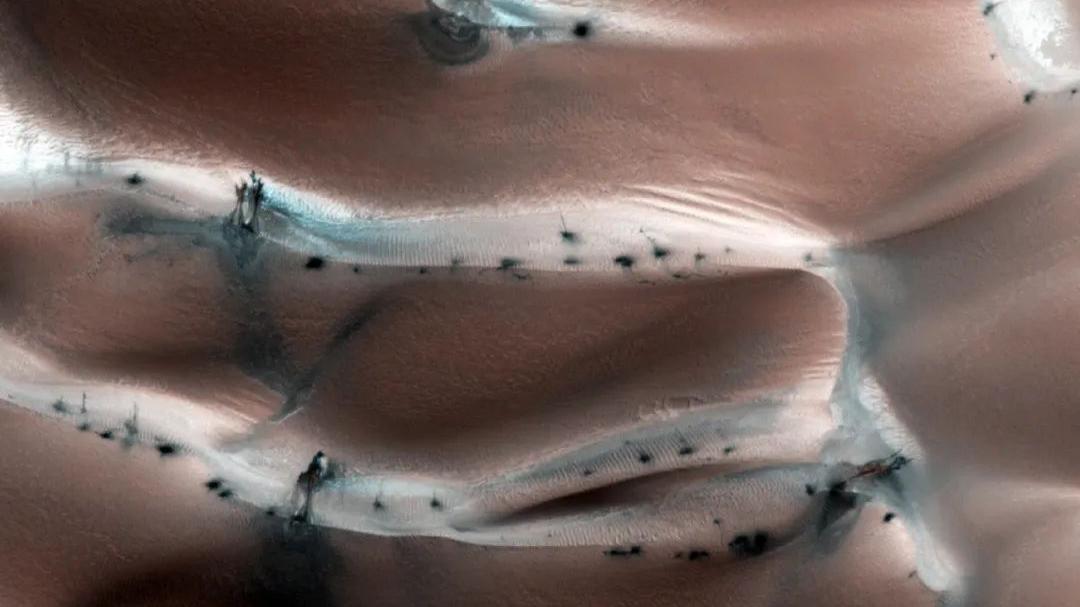 2008年，NASA火星轨道器曾拍到一排排“树木”，它是怎么形成的？