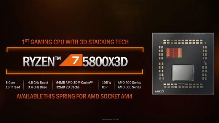 CPU|AMD出货锐龙7 5800X3D处理器：449美元，游戏性能大幅提升