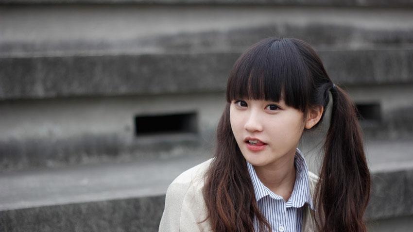马尾辫 马尾辫小萝莉校园清新美照