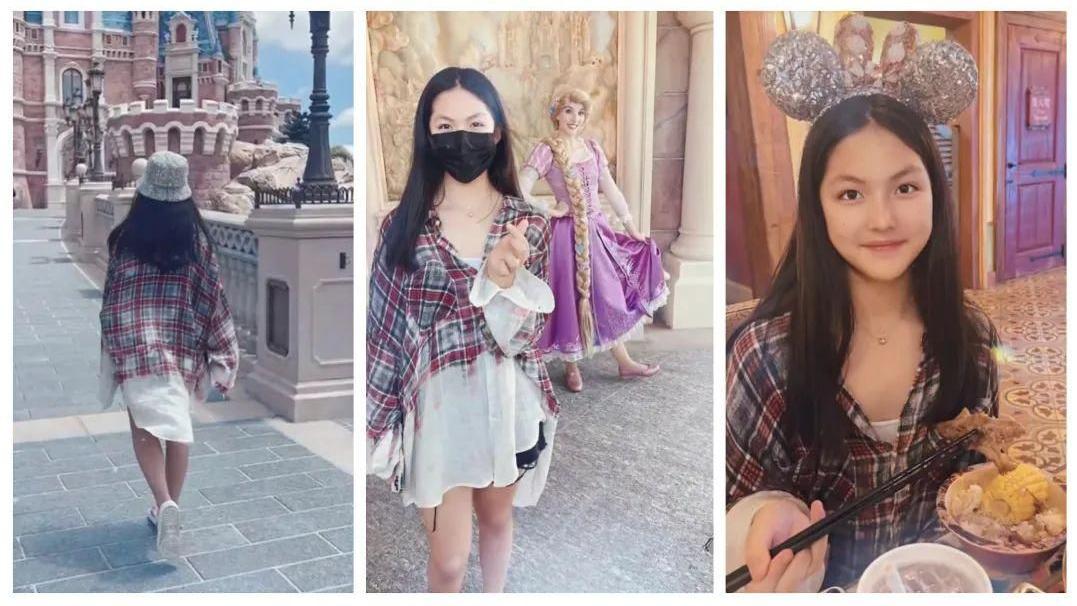 王诗龄 王诗龄瘦了20斤，美到不敢认！纤细长腿太抢镜，网友：墙都p斜了