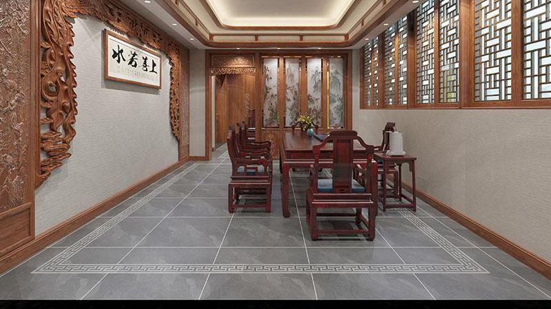 中式红木装修，使空间兼备东方气息与现代感