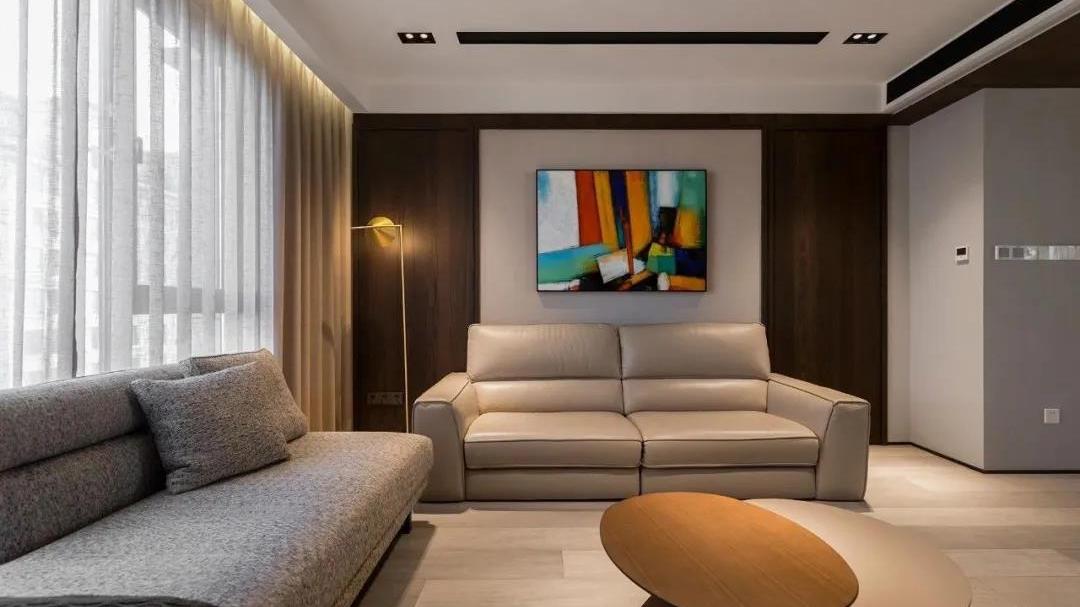 上海夫妇130平的家，巧用“灰度空间”打造极致高级感，好生精致