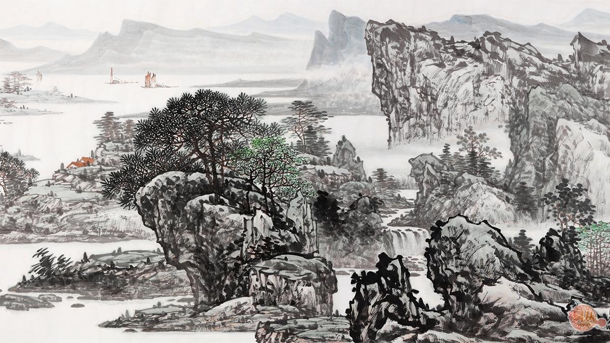 关于客厅墙画选择的5大要点，了解一下