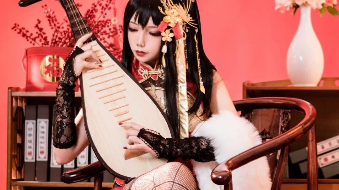 碧蓝航线|cos：碧蓝航线大凤-凤鸣春晓cos正片@菲菲尼丝