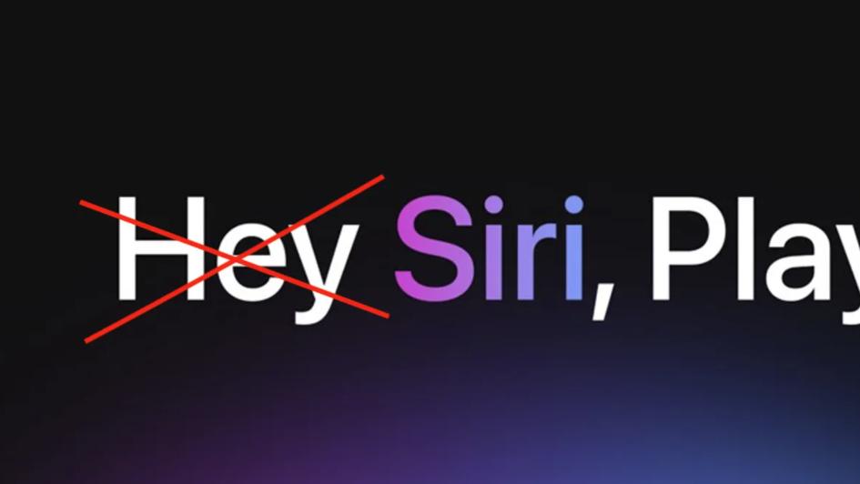 苹果希望将“Hey Siri”触发命令改为“Siri”
