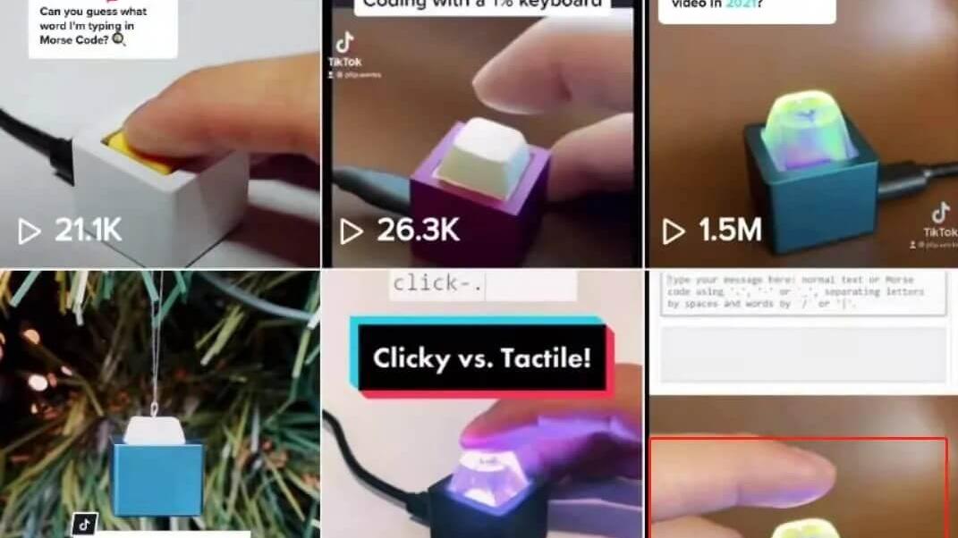 tiktok|TIKTOK成带货热门，单键盘走红网络！