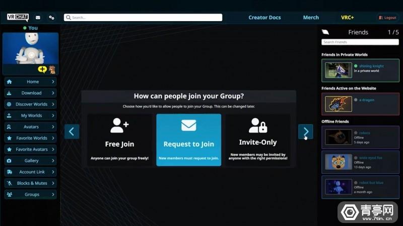 vrchat|VR社交平台《VRChat》上线群聊功能