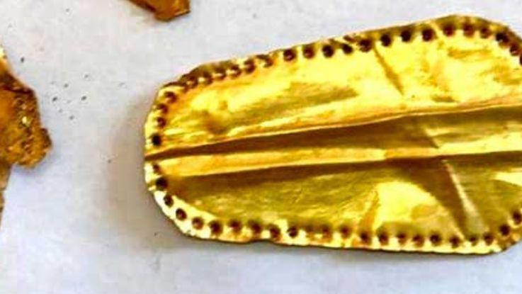 在古埃及墓园中发现了有“金舌头”的木乃伊