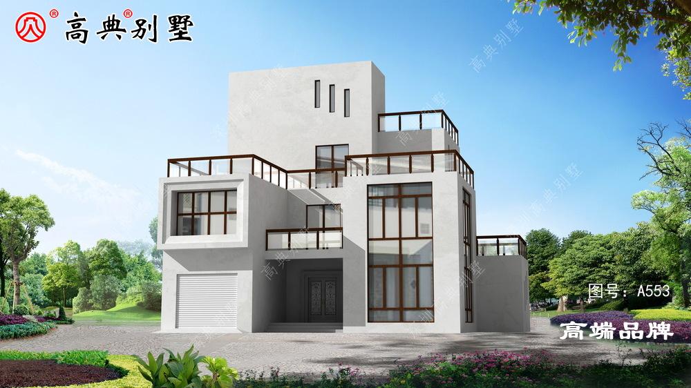 要说造价最低的，还得是平顶的现代风格，让您建房没压力